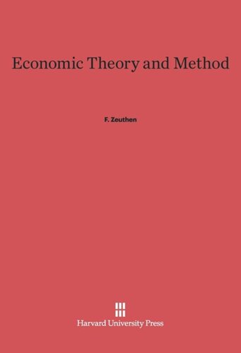 Economic Theory and Method
