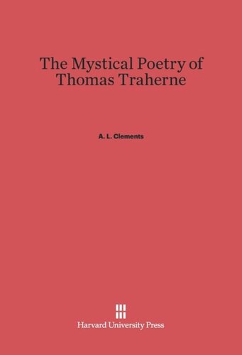 The Mystical Poetry of Thomas Traherne