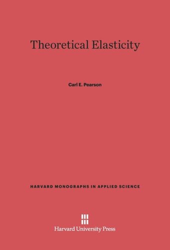 Theoretical Elasticity