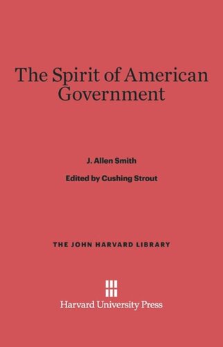 The Spirit of American Government