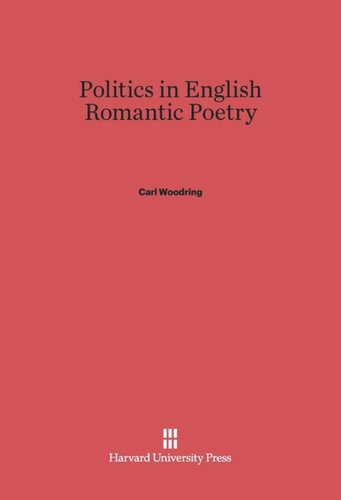 Politics in English Romantic Poetry