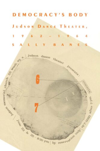 Democracy's Body: Judson Dance Theatre, 1962–1964