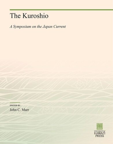 The Kuroshio: A Symposium on the Japan Current