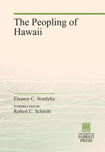 The Peopling of Hawaii