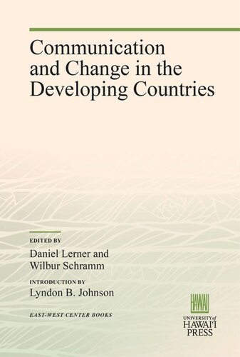 Communication and Change in the Developing Countries
