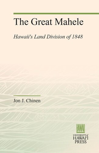 The Great Mahele: Hawaii's Land Division of 1848