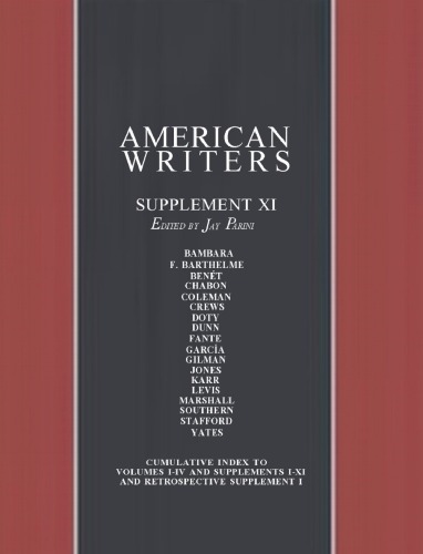 American Writers: Supplement