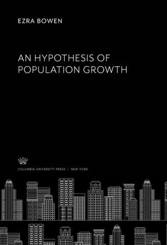 An Hypothesis of Population Growth