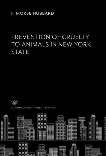 Prevention of Cruelty to Animals in New York State