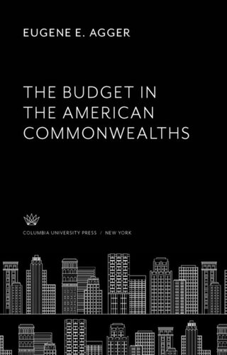 The Budget in the American Commonwealths