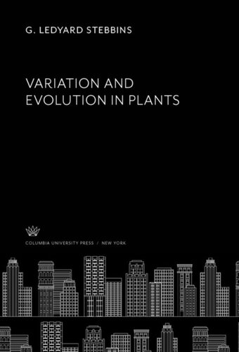 Variation and Evolution in Plants