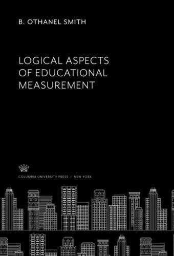 Logical Aspects of Educational Measurement
