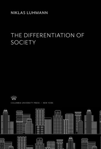 The Differentiation of Society