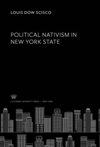 Political Nativism in New York State