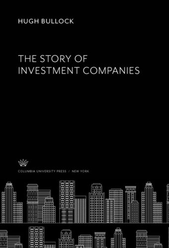 The Story of Investment Companies