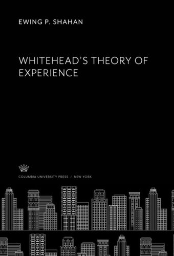 Whitehead’S Theory of Experience