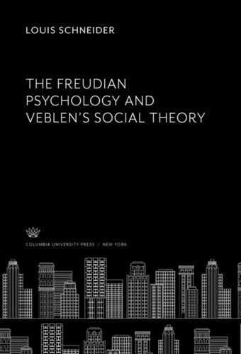 The Freudian Psychology and Veblen’S Social Theory