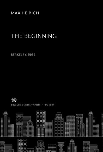 The Beginning. Berkeley, 1964