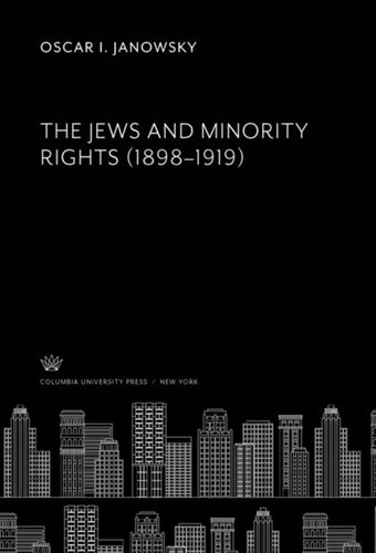 The Jews and Minority Rights (1898–1919)