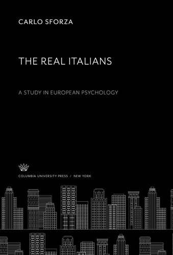 The Real Italians: A Study in European Psychology