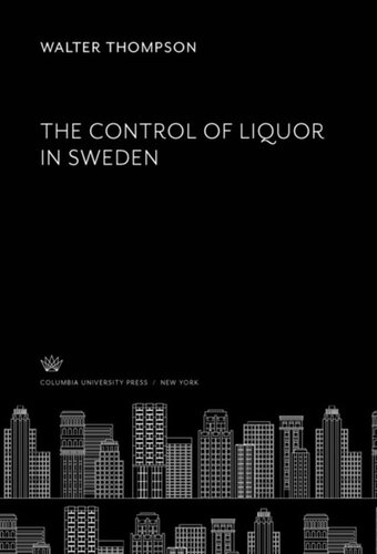 The Control of Liquor in Sweden