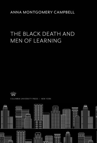 The Black Death and Men of Learning