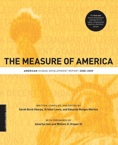 The Measure of America: American Human Development Report, 2008-2009