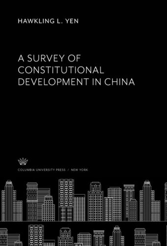 A Survey of Constitutional Development in China