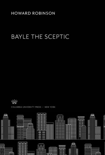 Bayle the Sceptic