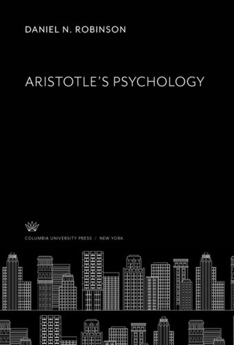 Aristotle’S Psychology