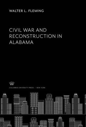 Civil War and Reconstruction in Alabama