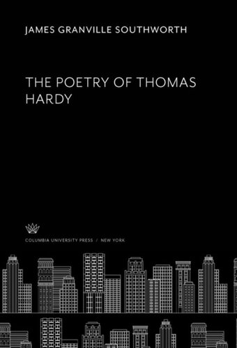 The Poetry of Thomas Hardy