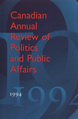 Canadian Annual Review of Politics and Public Affairs: 1994