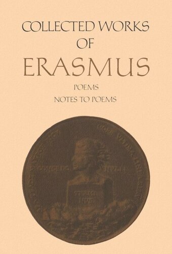 DOBD Collected Works of Erasmus: Poems, Volumes 85 and 86