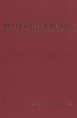 Restraining Equality: Human Rights Commissions in Canada