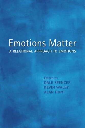 Emotions Matter: A Relational Approach to Emotions