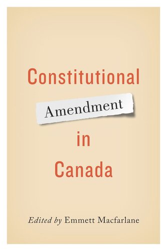 Constitutional Amendment in Canada