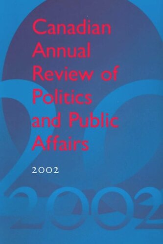 Canadian Annual Review of Politics and Public Affairs 2002