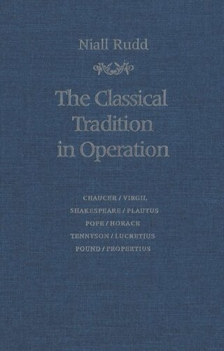 Classical Tradition in Operation