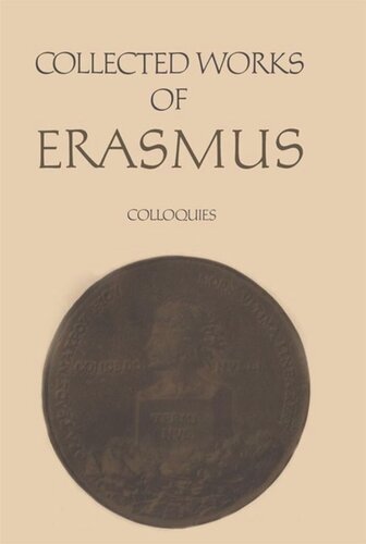 DOBD Collected Works of Erasmus: Colloquies