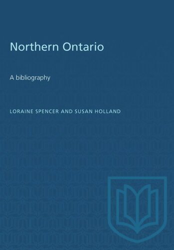 Northern Ontario: A bibliography