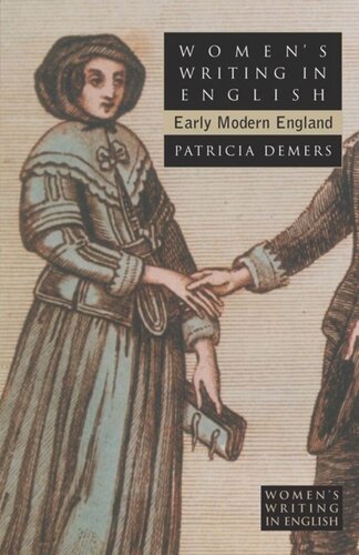 Women's Writing in English: Early Modern England