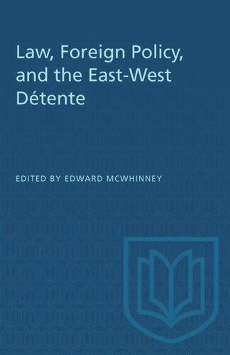 Law, Foreign Policy, and the East-West Détente