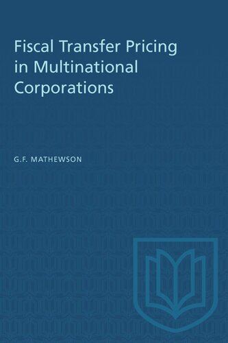 Fiscal Transfer Pricing in Multinational Corporations