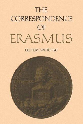 The Correspondence of Erasmus: Letters 594 to 841, Volume 5
