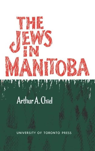 The Jews in Manitoba
