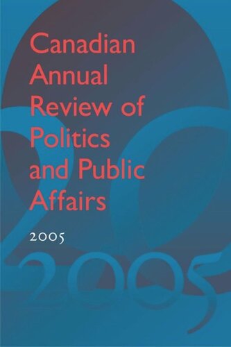 Canadian Annual Review of Politics and Public Affairs, 2005