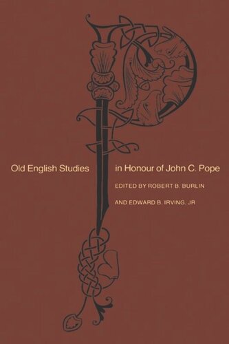 Old English Studies in Honour of John C. Pope