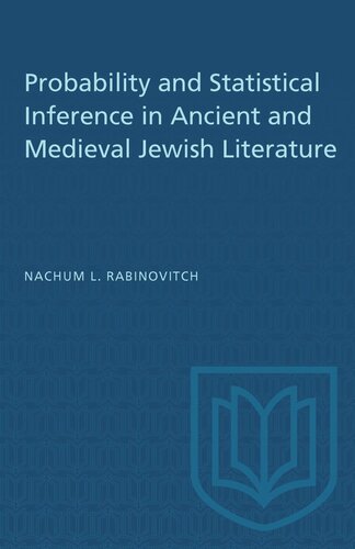 Probability and Statistical Inference in Ancient and Medieval Jewish Literature