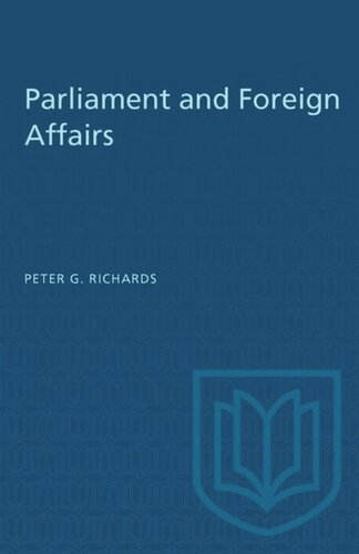Parliament and Foreign Affairs